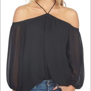 Nordstrom black halter top